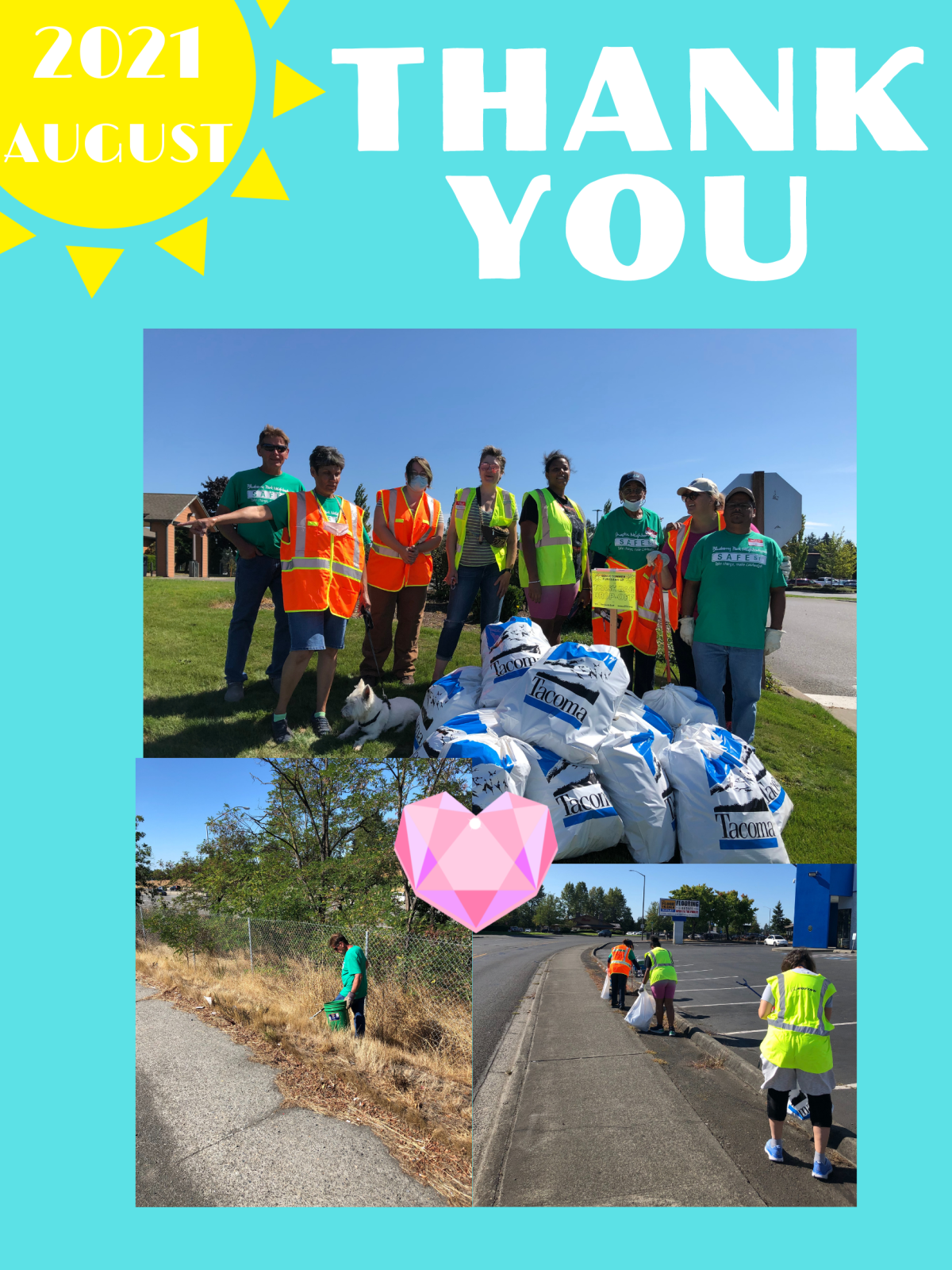 SENCo AUGUST CLEAN-UP THANK YOU!!!